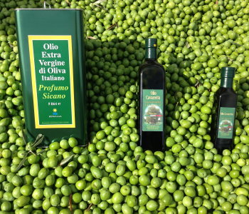 Olio Evo Cavarretta confezionato in Latte e Bottiglie